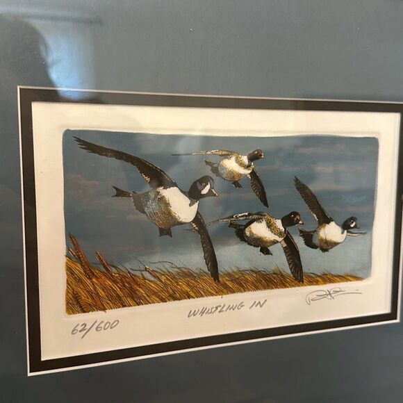 1998 FEDERAL DUCK STAMP PRINT! 1998 BARROW’s GOLDENEYE DRAKE SIGNED  Medallion e - Picture 6 of 9